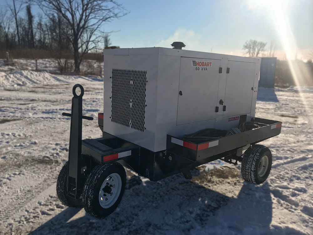 2009 Hobart 60KVA AC/DC GPU Mobile GSE Ground Support Equipment